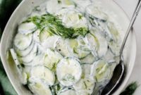 Refreshing Polish Cucumber Salad