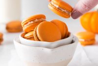 Spiced Pumpkin Macarons