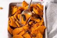 Roasted Golden Butternut Squash with Savory Garlic
