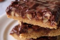 Classic Turtle Cookie Bars