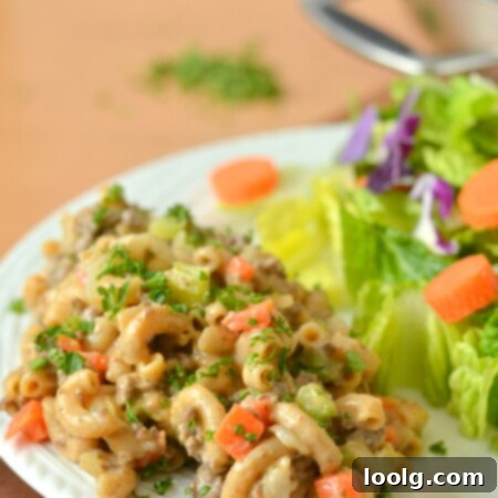 Homemade Cheesy Venison Hamburger Helper