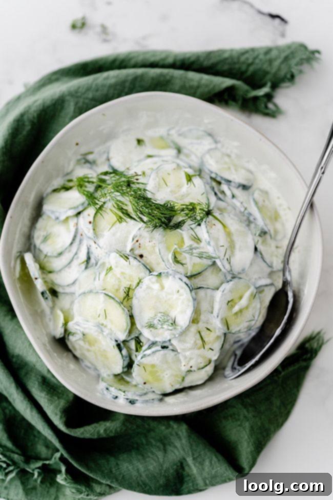 Polish Cucumber Salad