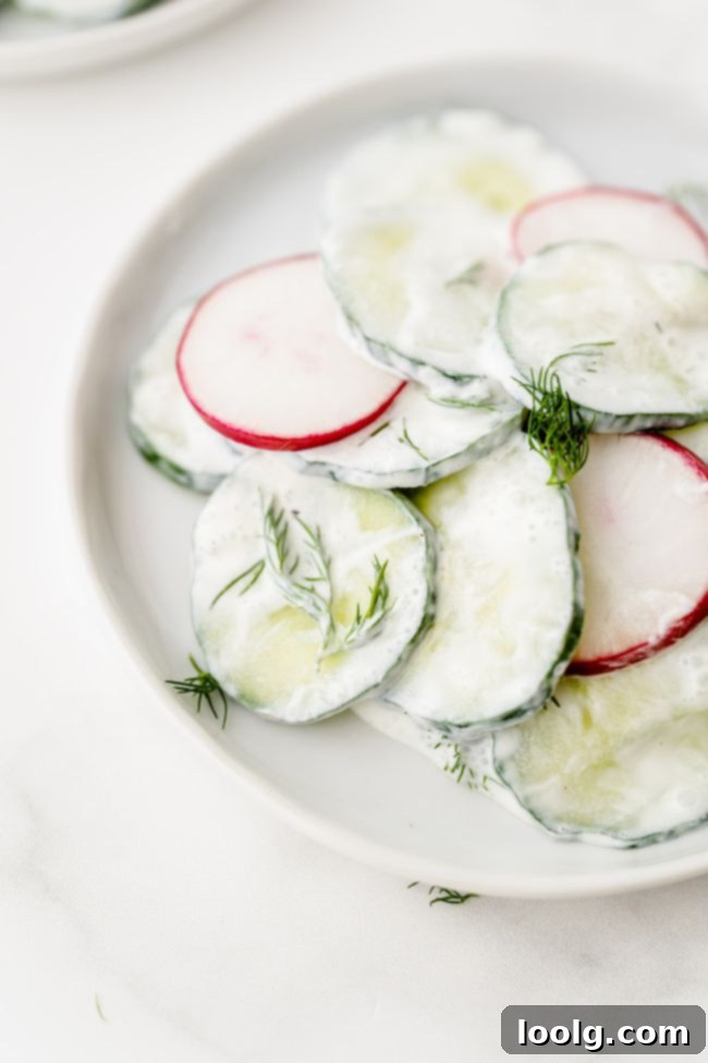 Polish Cucumber Salad