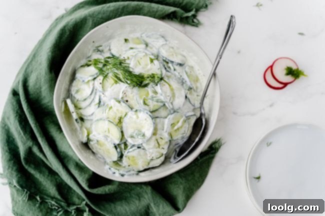 Polish Cucumber Salad