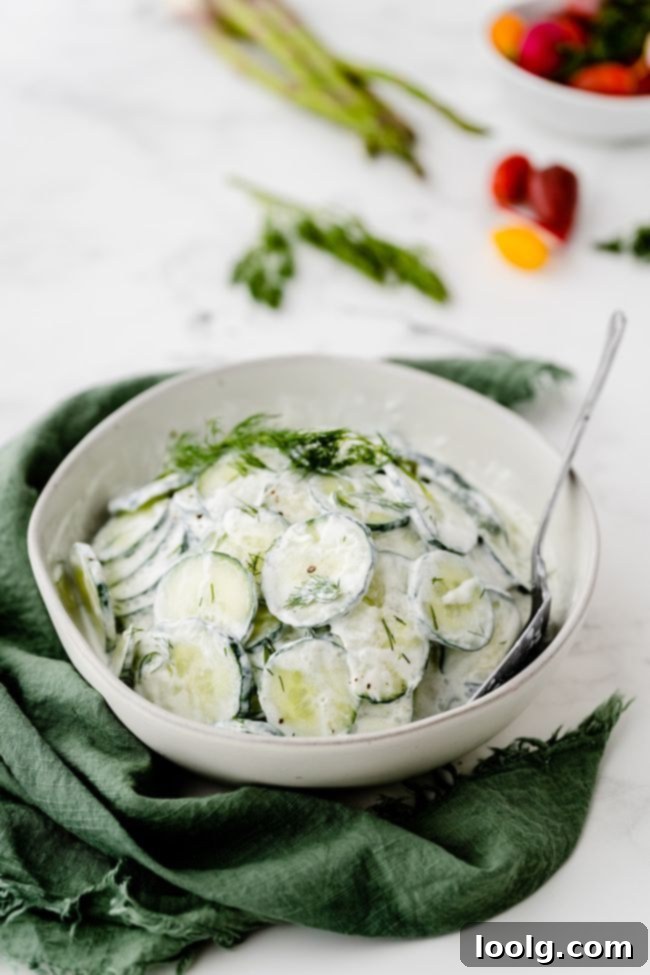Polish Cucumber Salad