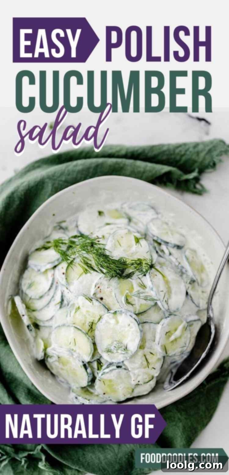 Polish Cucumber Salad
