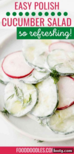 Polish Cucumber Salad