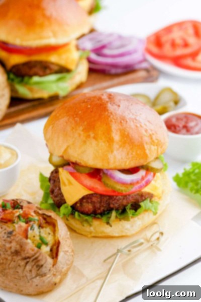 turkey burger with potatoe