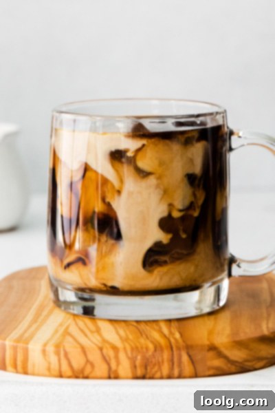 cup of pumpkin cold brew