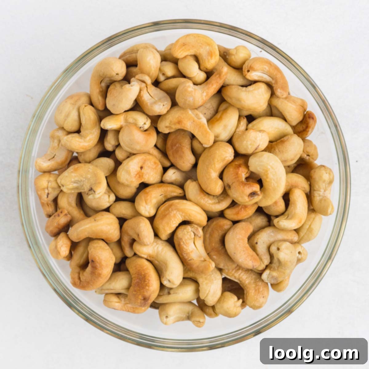 Roasted cashews, perfectly browned