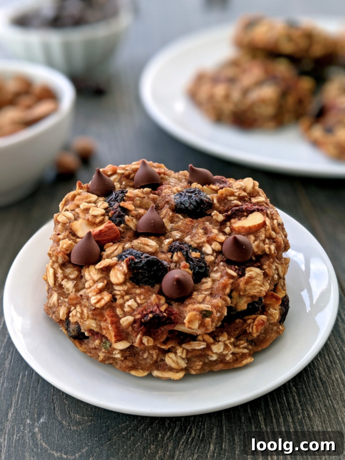 Healthy Breakfast Cookies (gluten-free, vegan)
