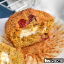 Wholesome Whole Orange Fresh Cranberry Muffins
