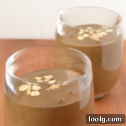 Mocha Green Breakfast Milkshake with fresh spinach leaves