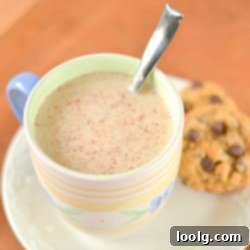 Vanilla Nutmeg Almond Milk Steamer with Protein