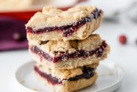 Ruby Red Cranberry Shortbread Gems