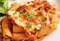 Decadent Sour Cream Baked Ziti