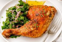 Crispy Air Fryer Chicken Quarters