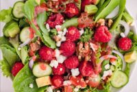Refreshing Raspberry Salad