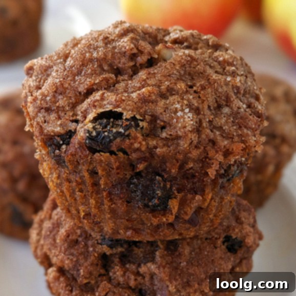 Wholesome Applesauce Muffins 10 featured 17048