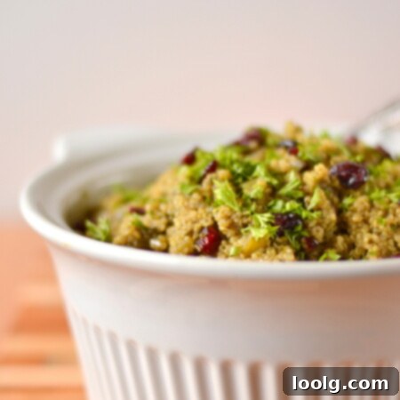 Flavorful Naturally Gluten Free Quinoa Stuffing 1 Naturally Gluten Free Quinoa Stuffing
