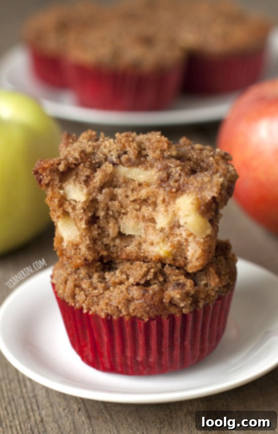 Spiced Apple Morning Muffins 5 Whole Wheat Apple Muffins