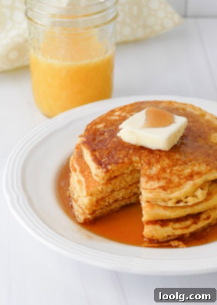 Golden Cornbread Pancakes 2 Cornbread pancakes