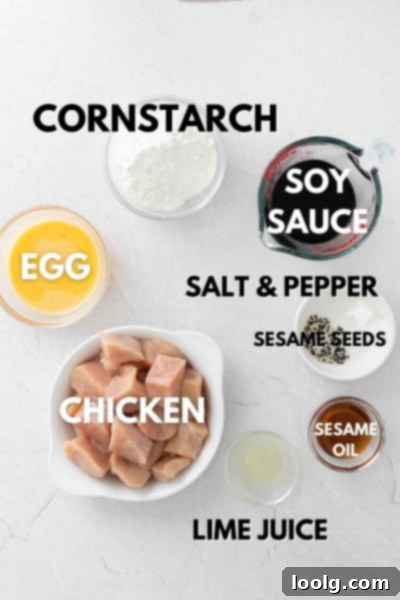 Crispy Air Fryer Sesame Chicken 3 Ingredients for delicious air fryer sesame chicken sauce