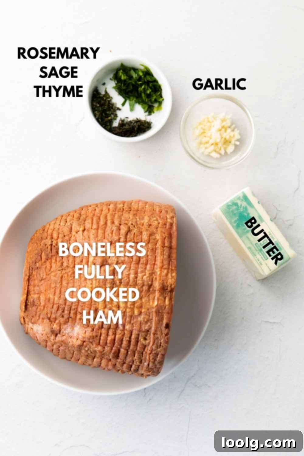 Crispy Golden Air Fryer Ham 3 air fryer ham ingredients