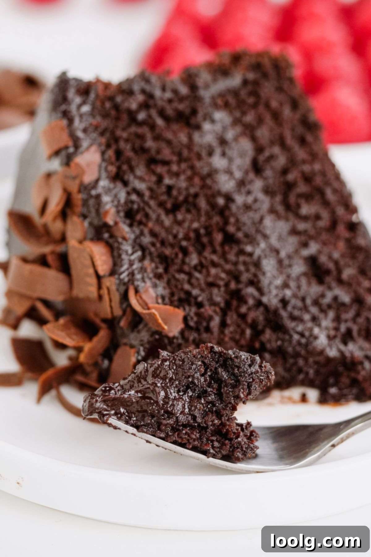 Wholesome Chocolate Indulgence 6 close-up of healthy chocolate cake