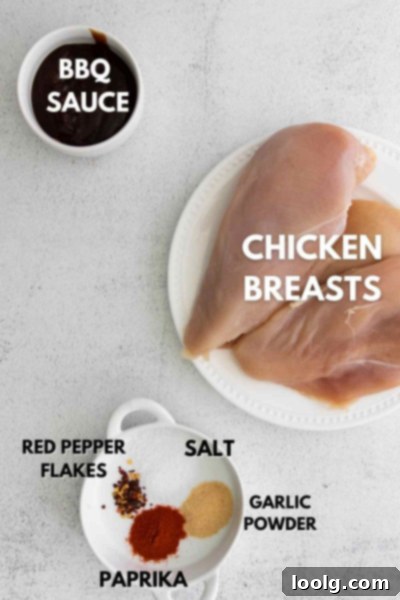 Perfect Air Fryer BBQ Chicken 3 ingredients to make air fryer bbq chicken