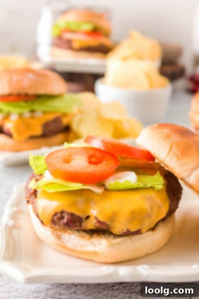 Smoky Burger Perfection 5 smoked hamburger with various toppings