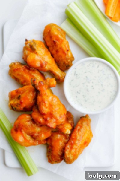 Frozen to Fabulous Air Fryer Chicken Wings 9 plate of air fryer wings
