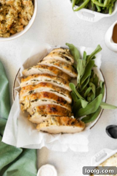 Juicy Instant Pot Turkey Breast 6 overhead shot of instant pot turkey breast
