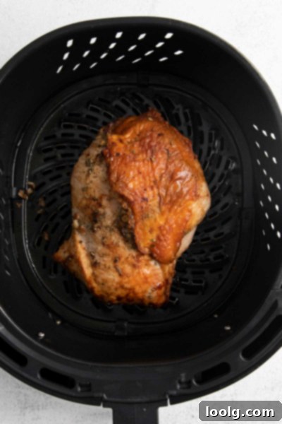 Perfect Air Fryer Turkey Breast 5 Air Fryer Turkey Breast with crispy skin
