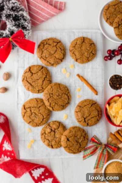 The Barefoot Contessa's Warming Ginger Delights 5 Close-up of baked ginger cookies