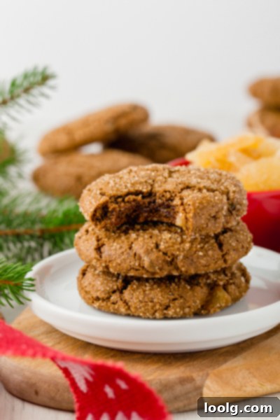 The Barefoot Contessa's Warming Ginger Delights 7 A stack of ginger cookies