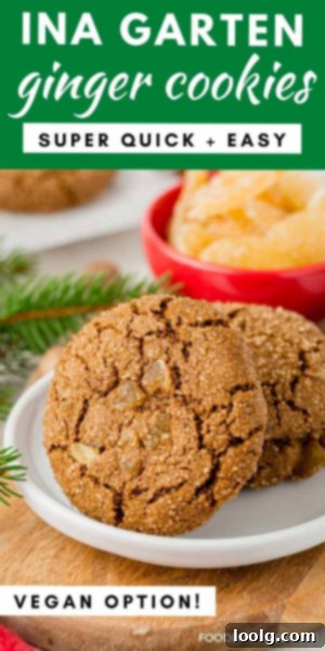 The Barefoot Contessa's Warming Ginger Delights 9 Ginger cookies on a plate