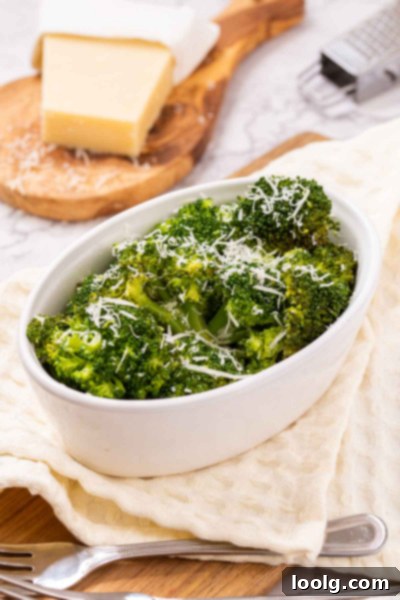 Perfect Instant Pot Broccoli 2 cooked instant pot broccoli in serving dish