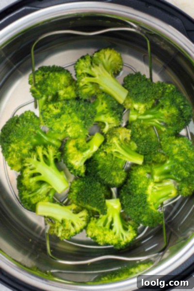 Perfect Instant Pot Broccoli 5 cooked broccoli in instant pot
