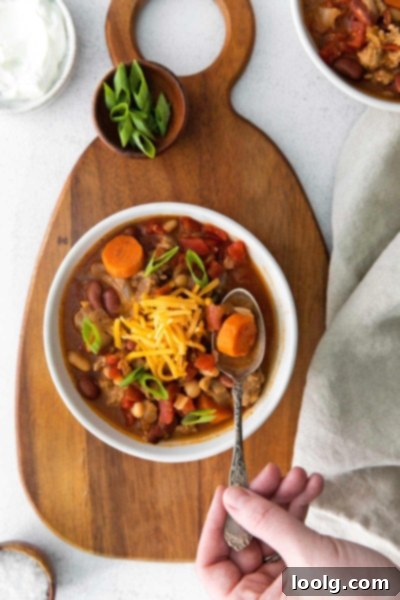 The Ultimate Instant Pot Turkey Chili 4 A third captivating image of Instant Pot Turkey Chili, inviting viewers to try the recipe.