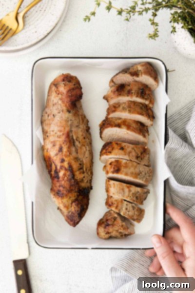 Perfect Air Fryer Pork Tenderloin 2 Air Fryer Pork Tenderloin with seasoning
