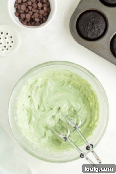 Green frosted Frankenstein cupcakes