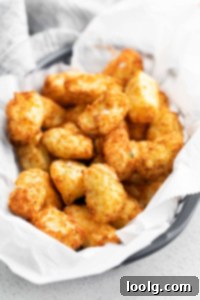 Your Air Fryer Game Day Playbook 11 Basket full of crispy air fryer tater tots