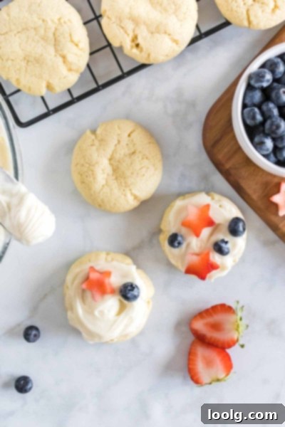 Patriotic Cookies for Memorial Day and July Fourth 10 Memorial Day Cookies on a wire rack.