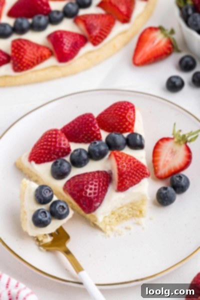 Patriotic Fruit Pizza 12 4th of July Fruit Pizza ready for serving or transport