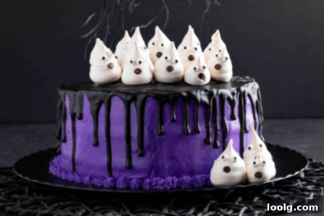 Enchanted Ghost Cake 17 A small stack of baked gluten-free cake layers.