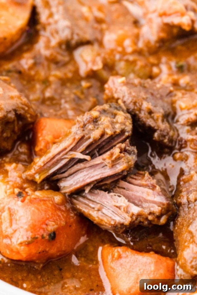 Hearty Venison Stew 5 Searing venison pieces in a hot Dutch oven.