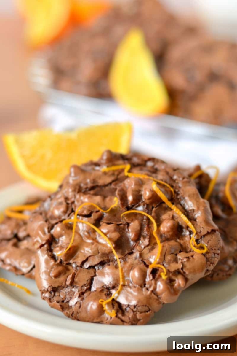 Guilt-Free Festive Bakes 16 Flourless Chocolate Orange Puddle Cookies
