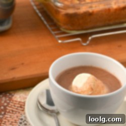 Creamy Vegan Pumpkin Spice Cocoa 1 A delicious mug of homemade vegan pumpkin hot chocolate, garnished with whipped topping and a dusting of spice.