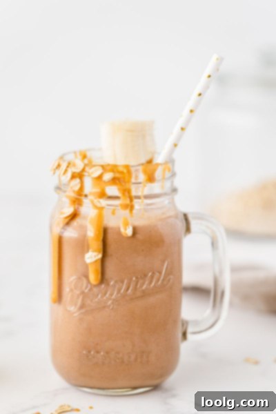 Creamy Chocolate Banana Protein Boost 2 Chocolate Banana Protein Shake (gluten-free, vegan)